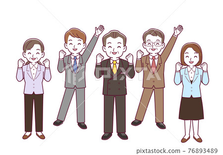 People working in the company 76893489