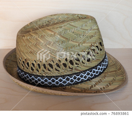 Brimmed straw hat Brimmed straw hat 76893861