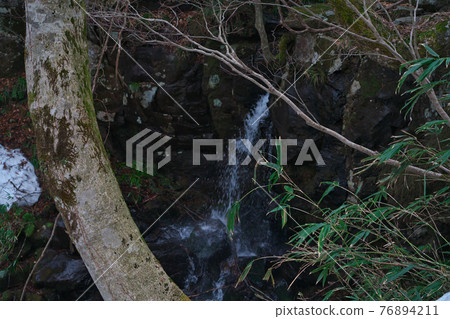 《Okayama Prefecture》 Winter season, Takashimizu Trail scenery 76894211