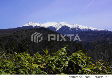View of Mt. Ontake from the Spring Ontake Panorama Line View of Mt. Ontake from the Spring Ontake Panorama Line 76895938