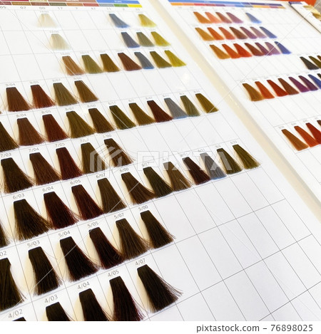 頭髮顏色著色表 76898025