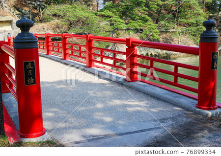 日本三大名勝之一的松島 76899334