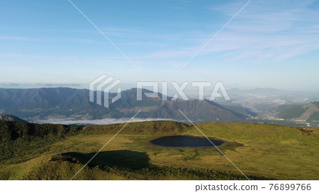 阿蘇草千里濱的鳥瞰圖 76899766