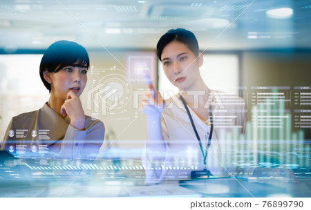 Business person working at a company Business person working at a company 76899790