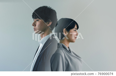 Scenery with a business person 76900074