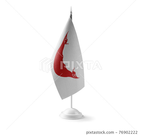 Small national flag of the Easter Island on a white background Small national flag of the Easter Island on a white background 76902222