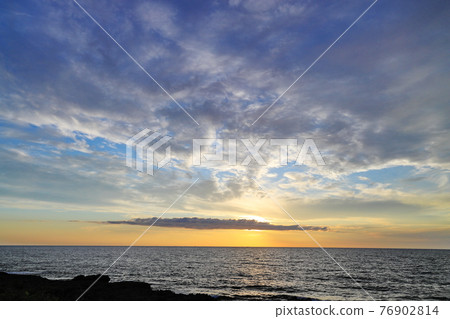 夕陽 黃昏 墾丁 屏東 台灣 76902814