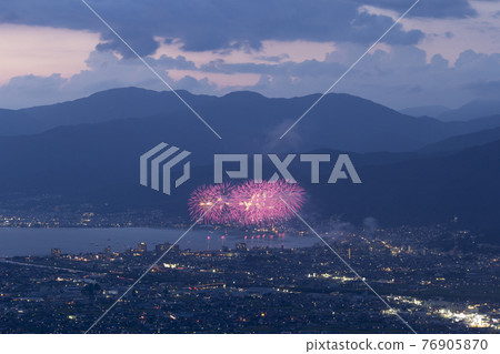 [長野縣] Su訪湖煙火大會 76905870