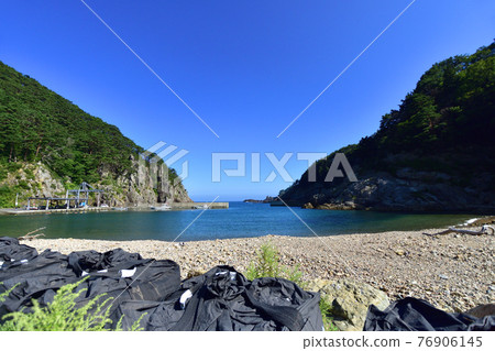岩手縣茂茂半島線上的渡戶角風景 76906145