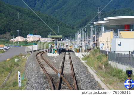 2020年,從釜石站到陸中山田站的三陸鐵路里亞斯線的風景和火車窗外的風景 2020年,從釜石站到陸中山田站的三陸鐵路里亞斯線的風景和火車窗外的風景 76906211