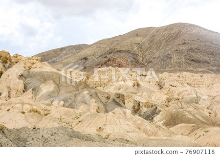 Moonland Landscape in Lamayuru at Ladakh, India Moonland Landscape in Lamayuru at Ladakh, India 76907118