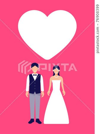Bride and Bride Illustrations-Vectorset Bride and Bride Illustrations-Vectorset 76908399