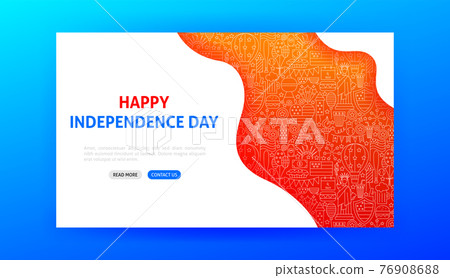 Happy Independence Day Landing Page 76908688