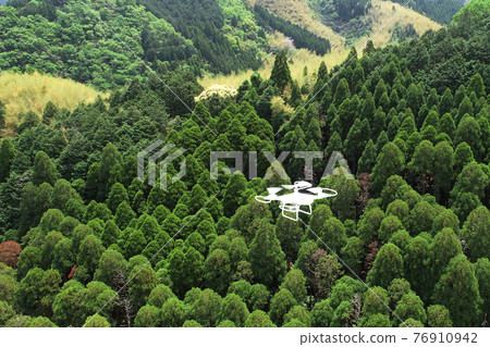 Smart forestry using drones Smart forestry using drones 76910942
