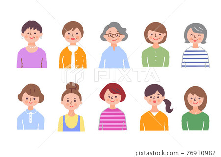 10 female upper body set 76910982