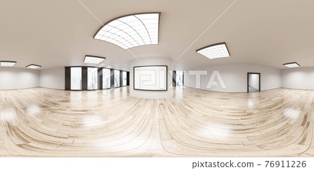 360 spherical panorama view of modern big white... - Stock Illustration  [76911226] - PIXTA