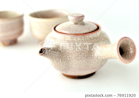 Hagi ware Kyusu and couple hot water 76911920