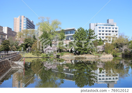 春天的仙台市青葉區小松島公園周邊 76912012