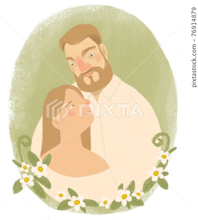 Romantic concept. Couple in love. Two lovers, man and woman 76914879