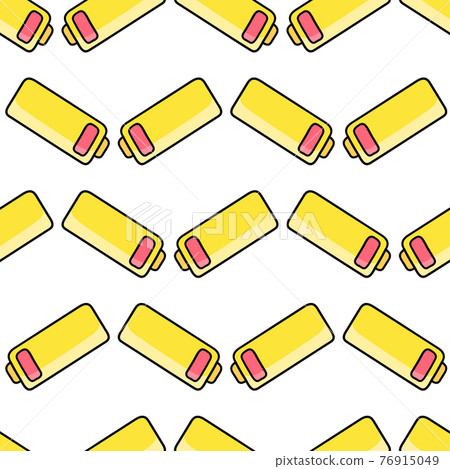 low battery seamless pattern textile print. repeat pattern background design 76915049