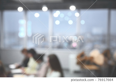 blurred image of the modern conference hall. 76917664