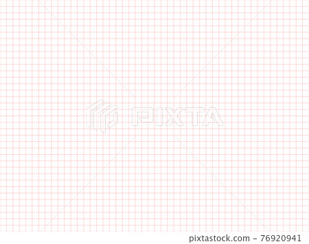 Graph paper pattern background material, illustration (simple version) (red) Graph paper pattern background material, illustration (simple version) (red) 76920941