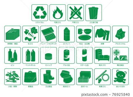 Garbage separation list 76925840