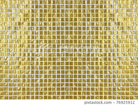 Gold yellow square mosaic tiles Gold yellow square mosaic tiles 76925912