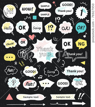 流行手繪郵票風格氣球線圖集/白/字符螞蟻 76927950