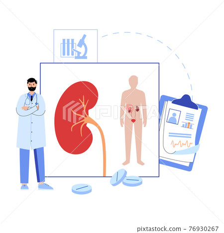 Kidney disease concept 76930267