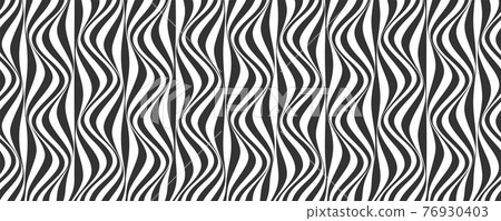 Vertical abstract pattern. Black and White wavy Vertical abstract pattern. Black and White wavy 76930403