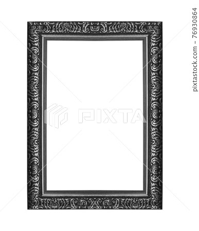 Picture frame on white background 76930864
