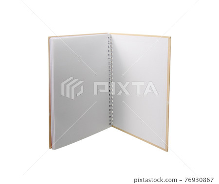 open book on white background,with clipping path open book on white background,with clipping path 76930867