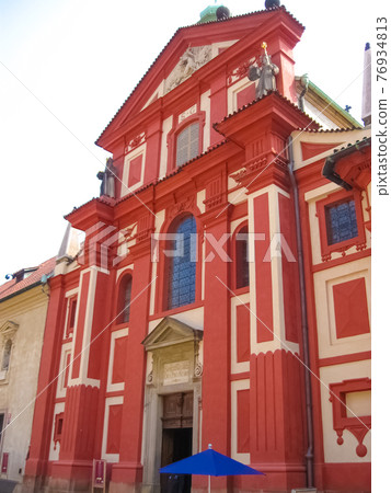 Prague, Czech Republic: St. George's Basilica, was originally consecrated in 1185 Prague, Czech Republic: St. George's Basilica, was originally consecrated in 1185 76934813