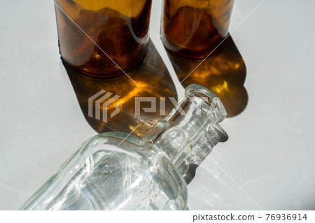 Glass bottle antique 76936914
