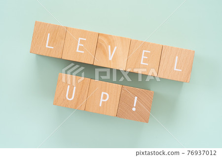 Level up | Building block with "LEVEL UP!" Level up | Building block with "LEVEL UP!" 76937012