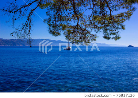 The beach of Santa Margherita Ligure 76937126