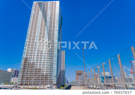 Cityscape of Tokyo Scenery around Kachidoki 6-chome Cityscape of Tokyo Scenery around Kachidoki 6-chome 76937657
