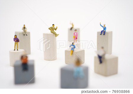 Social distancing. Miniature people stay apart to reduce Covid 19 virus infection. Maintain social distance Detained, could not find anyone. using as background Healthcare concept and keep distance. Social distancing. Miniature people stay apart to reduce Covid 19 virus infection. Maintain social distance Detained, could not find anyone. using as background Healthcare concept and keep distance. 76938866