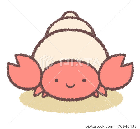 Hermit crab and sand 76940433