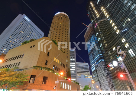 [Osaka] Night view of Umeda, Osaka 76941605