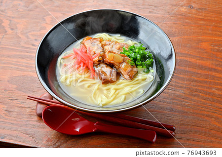 Note) Steam is synthetic. Okinawa soba, soki soba, soki soba, Okinawan food, local food, local gourmet. Note) Steam is synthetic. Okinawa soba, soki soba, soki soba, Okinawan food, local food, local gourmet. 76943693
