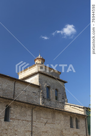 Basilica of San Salvatore, UNESCO site, Spoleto, Umbita, Italy Basilica of San Salvatore, UNESCO site, Spoleto, Umbita, Italy 76944598