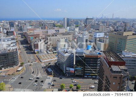 Oita City (Oita Station North Exit, Prefectural Office, City Hall) 76944973
