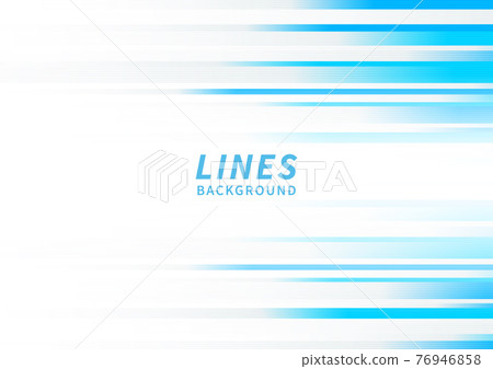 Abstract horizontal light blue stripe lines on white background. 76946858