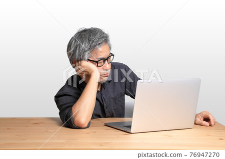 Working Asian Man Working Asian Man 76947270