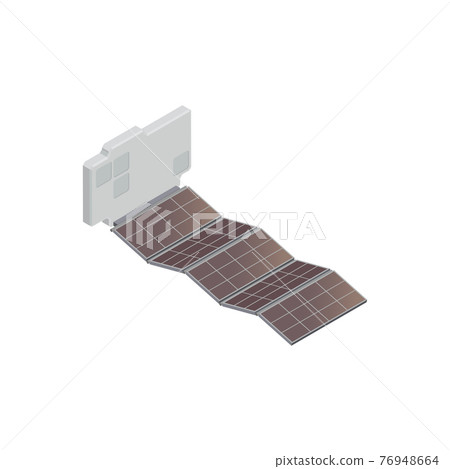5G Solar Batteries Composition - Stock Illustration [76948664] - PIXTA