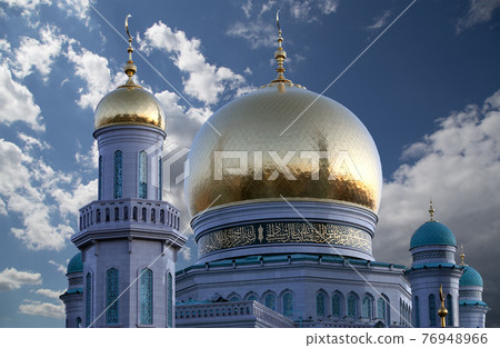 Moscow Cathedral Mosque, Russia -- the main mosque in Moscow, new landmark 76948966
