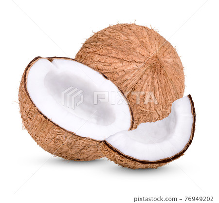 coconut Isolated on white background coconut Isolated on white background 76949202