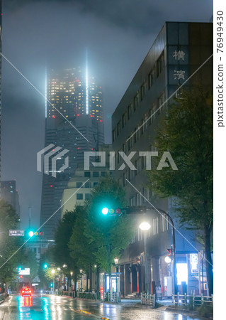 橫濱港未來的夜景 橫濱港未來的夜景 76949430